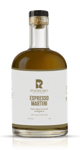 A bottle of Espresso Martini