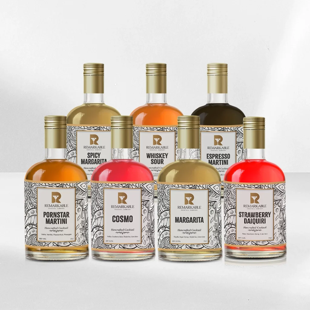 variety pack bottled cocktails