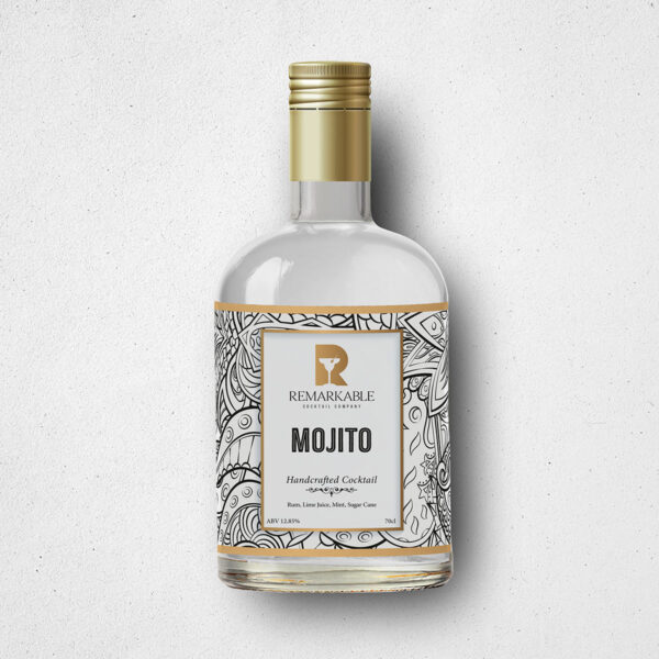 Bottle of Mojito Cocktail