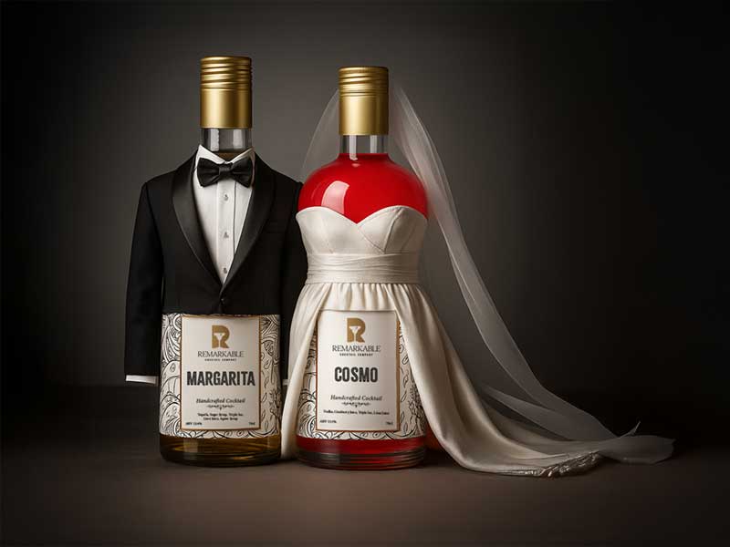 custom mini cocktail favors