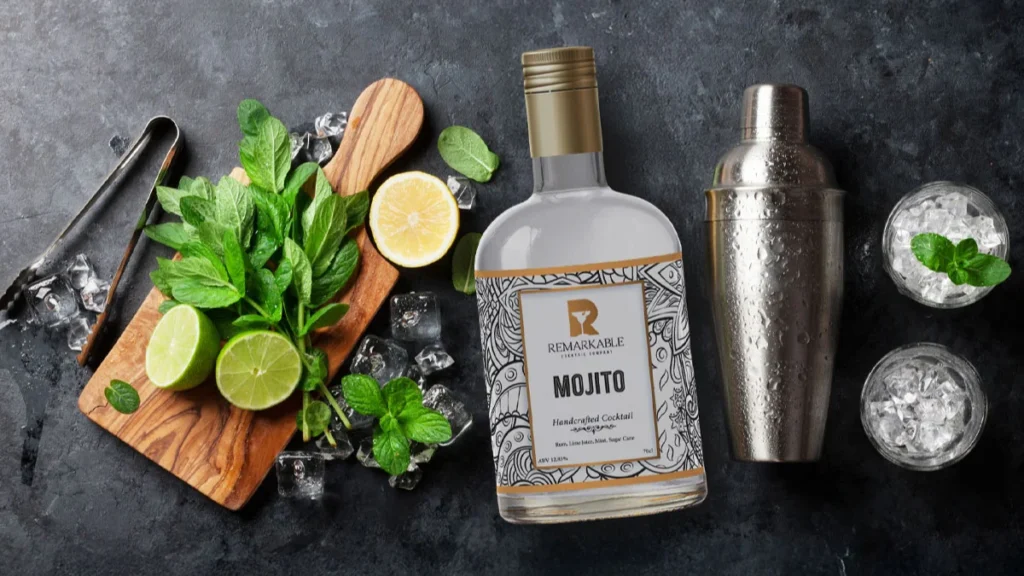 wedding signature cocktail bottles